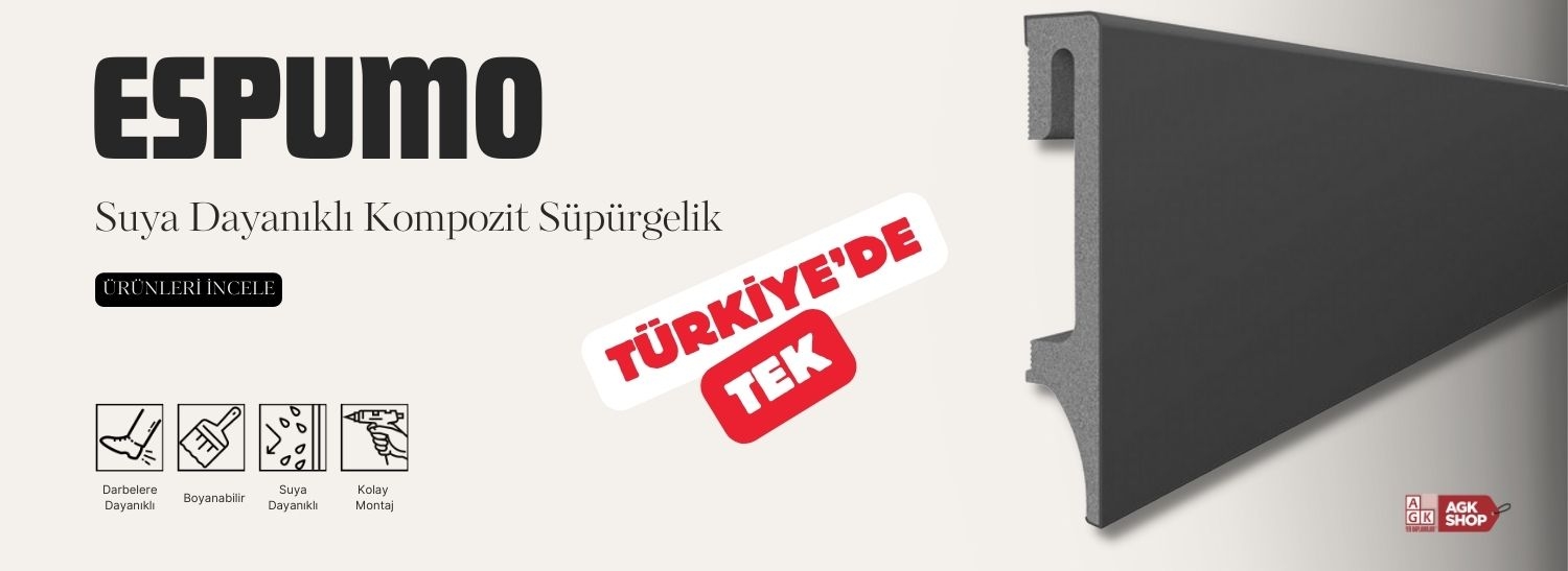SUYA DAYANIKLI KOMPOZİT SÜPÜRGELİKLER