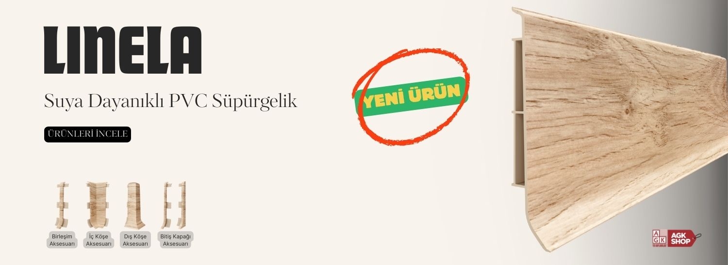 SUYA DAYANIKLI PVC SÜPÜRGELİKLER