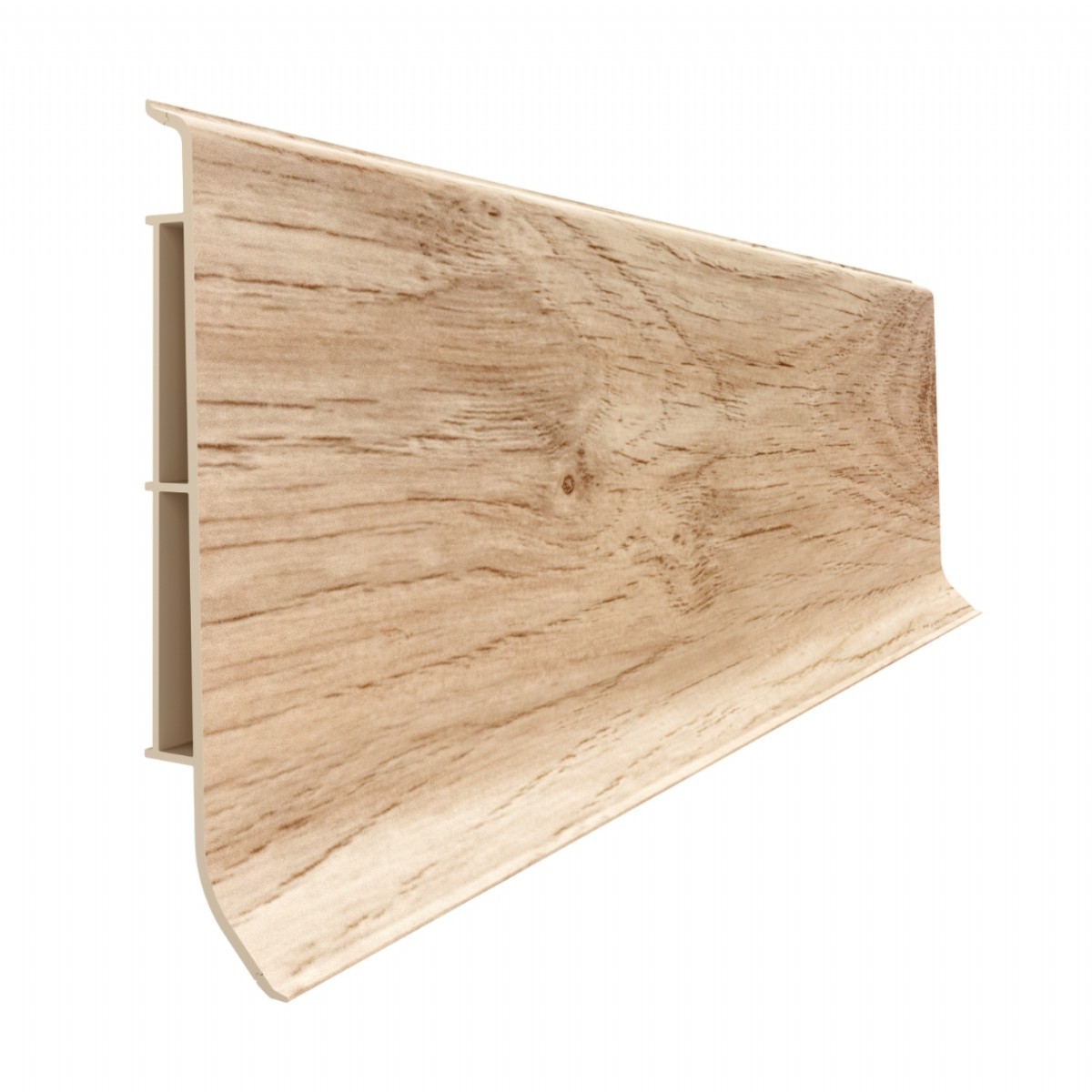 くるページ Linela Suya Dayanıklı Pvc Süpürgelik 8 cm - Melbourne Meşe